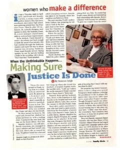 Newspaper clipping featuring Frank Carlson